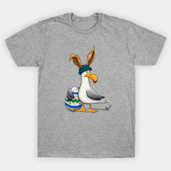 Funny Easterbunny disguised Seagull Easter-Egg T-Shirt | Editorial Drop
