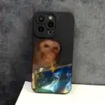 Funny Monkey Drinking Capri Sun iPhone Phone Case