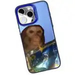 Funny Monkey Drinking Capri Sun iPhone Phone Case