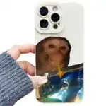 Funny Monkey Drinking Capri Sun iPhone Phone Case