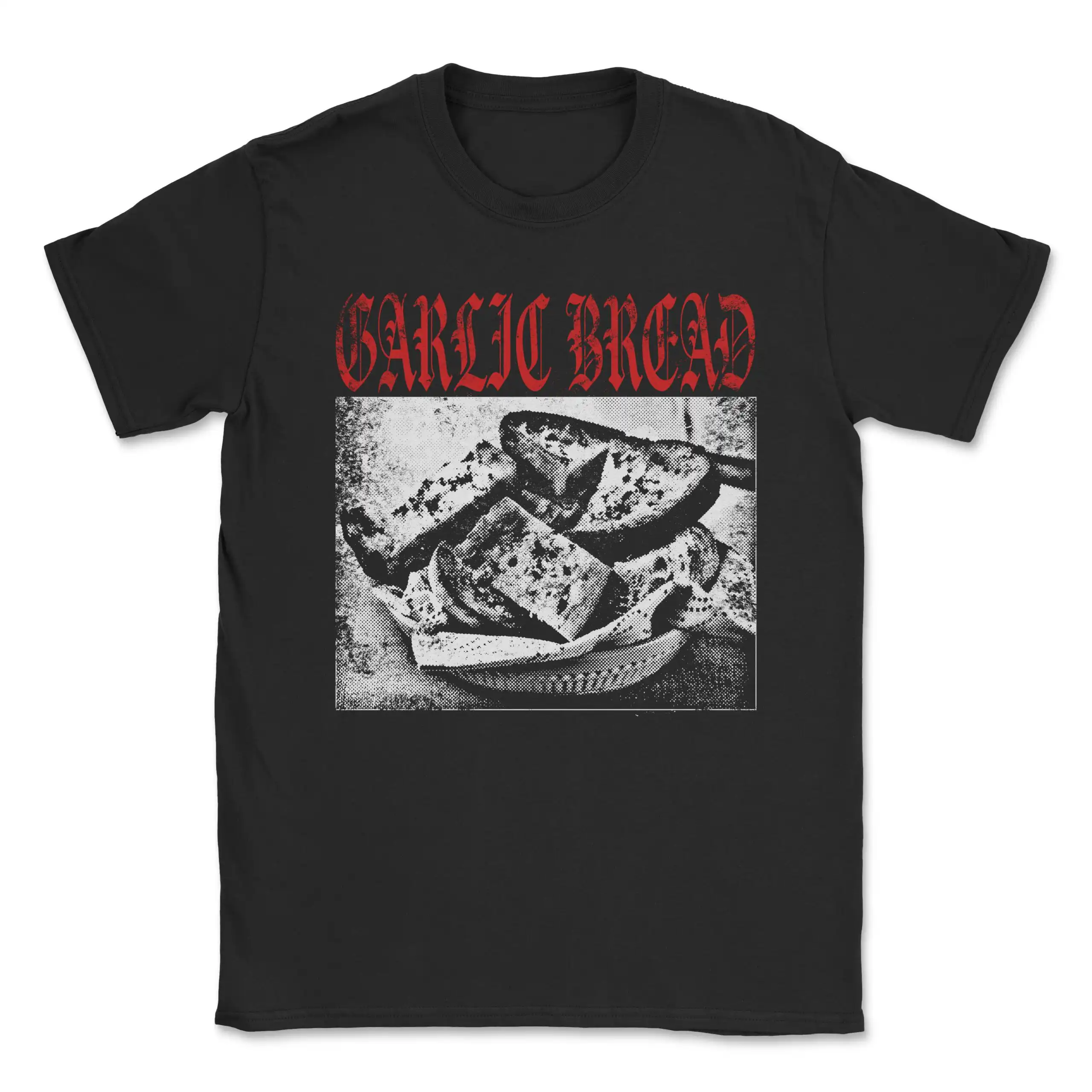 Garlic Bread Metal Shirt - Unisex Graphic Tee for Fans Garlic Bread Metal Shirt - Unisex Graphic Tee for Fans