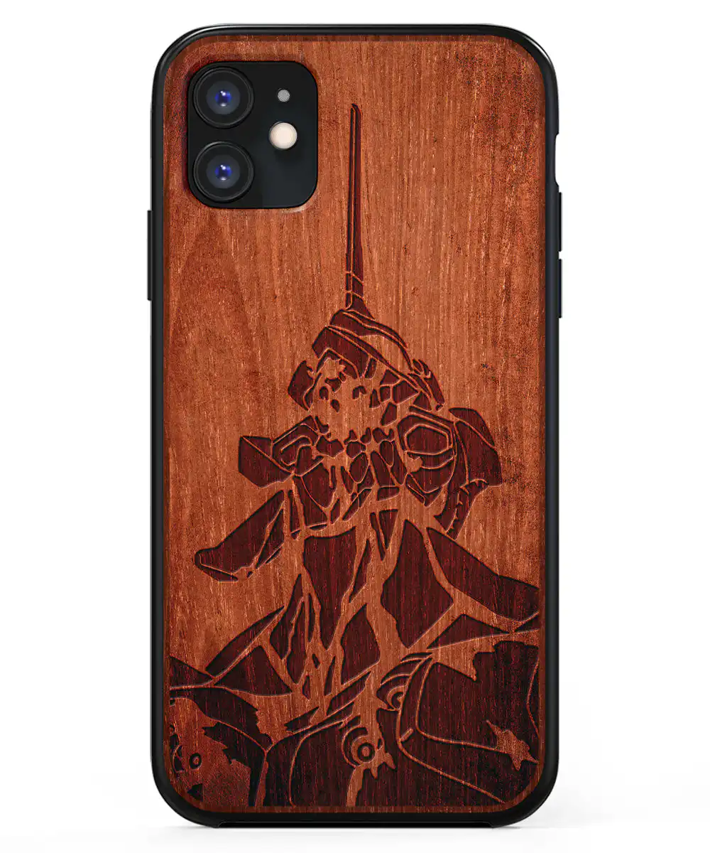 Gendo Ikari Quote Engraved Wood Phone Case USA Made Gendo Ikari Quote Engraved Wood Phone Case USA Made