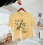 Girls Will Be Girls Feminist Boxy Crop Top Women’s Rights