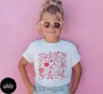 Girly Cincinnati Baseball Game Day Doodle Shirt