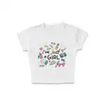 Girly Doodles Micro Rib Baby Tee | Editorial Streetwear