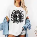 Goddess Medusa Snake Hair Mythology Women's Empowerment Shirt