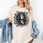 Goddess Medusa Snake Hair Mythology Women's Empowerment Shirt