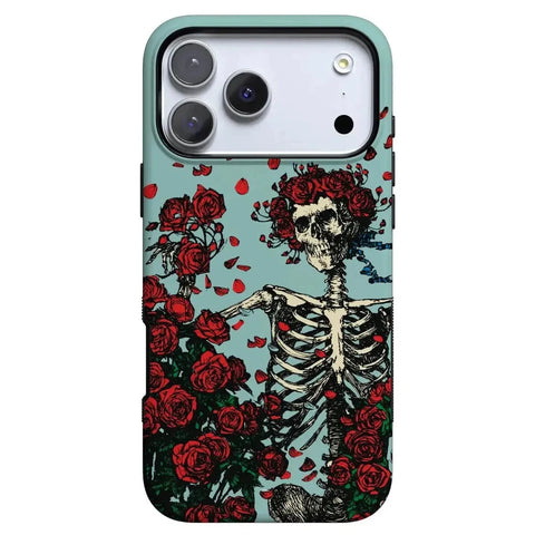 Grateful Dead Skeleton Floral Forever Grateful Phone Case