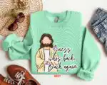 Guess Who’s Back Funny Jesus Easter Religious Shirt