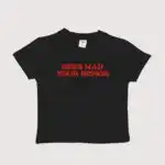 H*es Mad Your Honor Y2K Funny Hot Girl Baby Tee