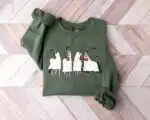 Halloween Horse Ghost Sweatshirt - Spooky Cowboy Fall Gift