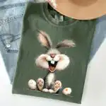 Happy Easter Bunny Spring Rabbit Graphic Tee Shirt