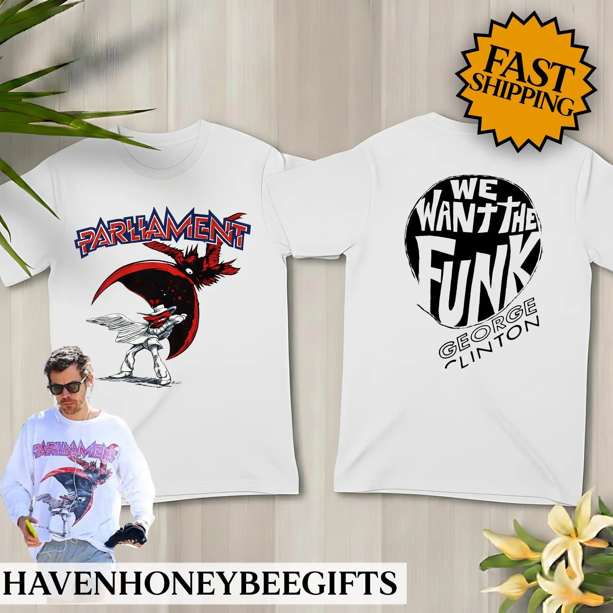 Harry Styles Parliament We Want The Funk George Clinton Shirt Harry Styles Parliament We Want The Funk George Clinton Shirt
