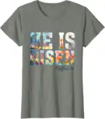 He is Risen Boho Easter Christian Jesus T-Shirt