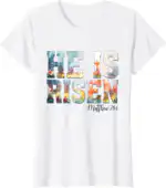 He is Risen Boho Easter Christian Jesus T-Shirt