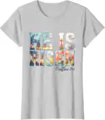 He is Risen Boho Easter Christian Jesus T-Shirt