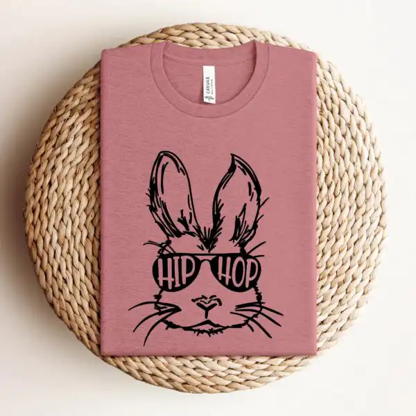 Hip Hop Easter Bunny Kids Toddler Easter Day Shirt