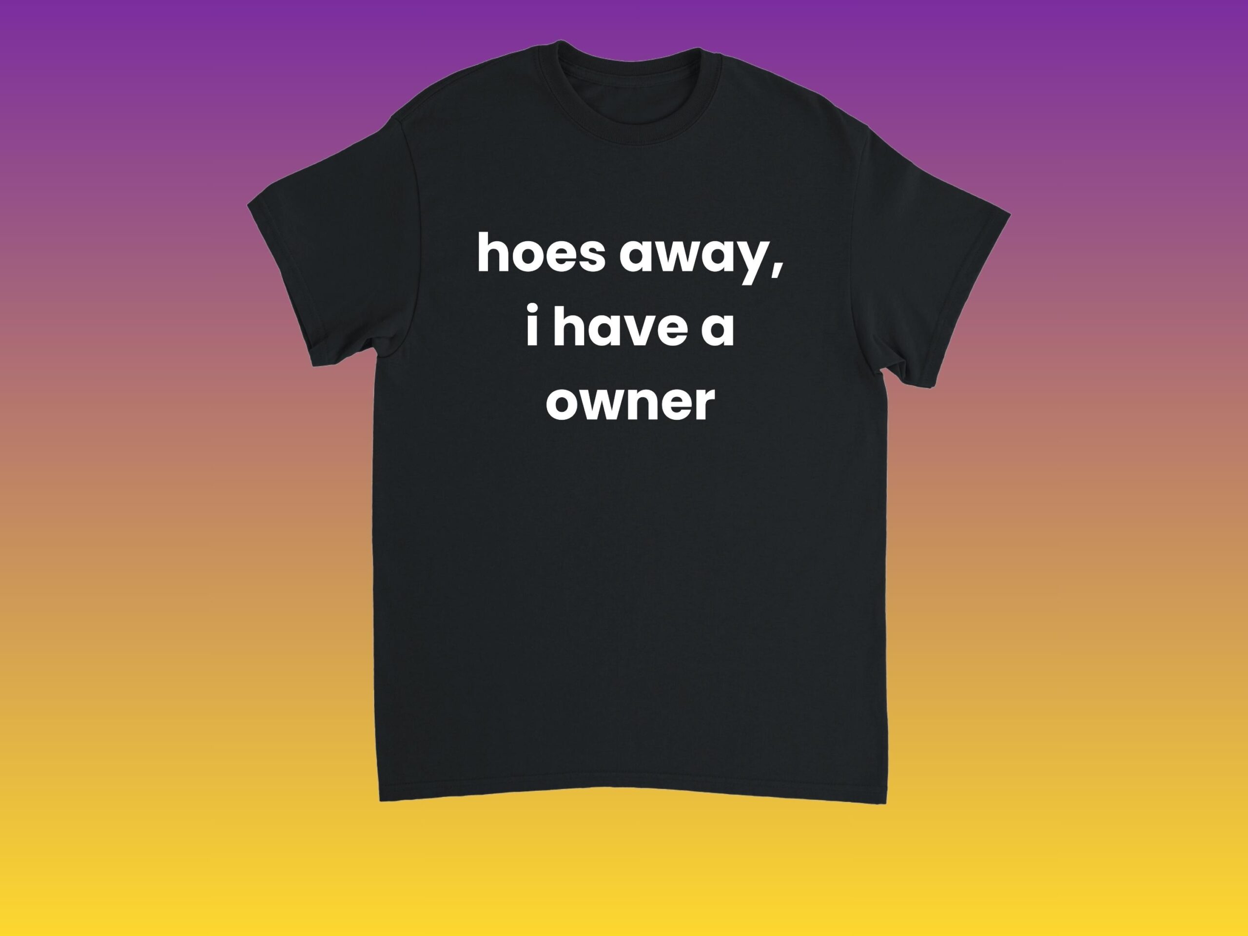 Hoes Away I Have a Girlfriend Funny Relationship Shirt Hoes Away I Have a Girlfriend Funny Relationship Shirt