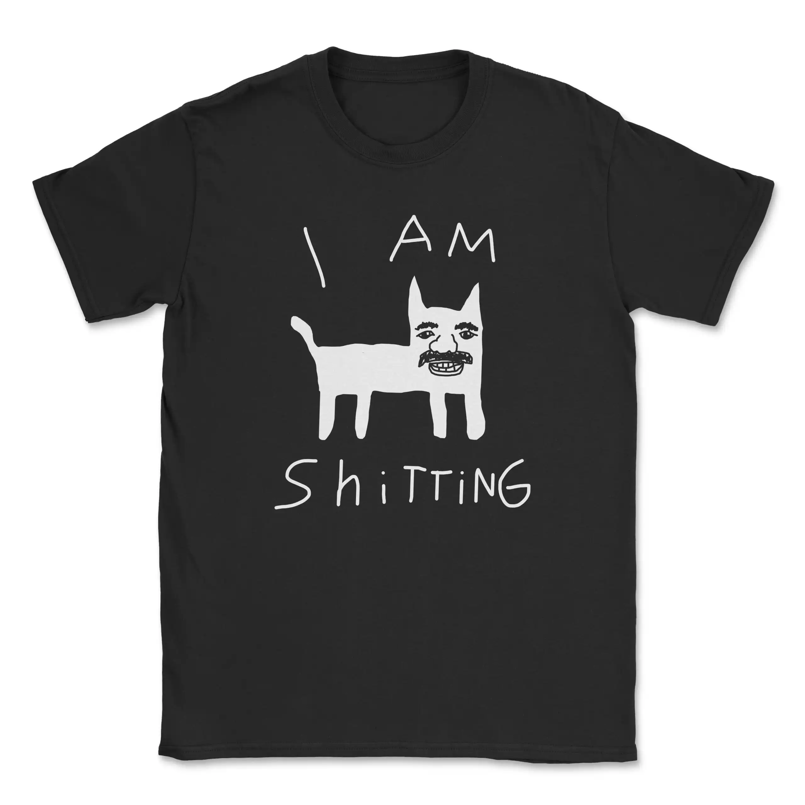 I am shitting: Steve Harvey Cat Graphic Tee I am shitting: Steve Harvey Cat Graphic Tee