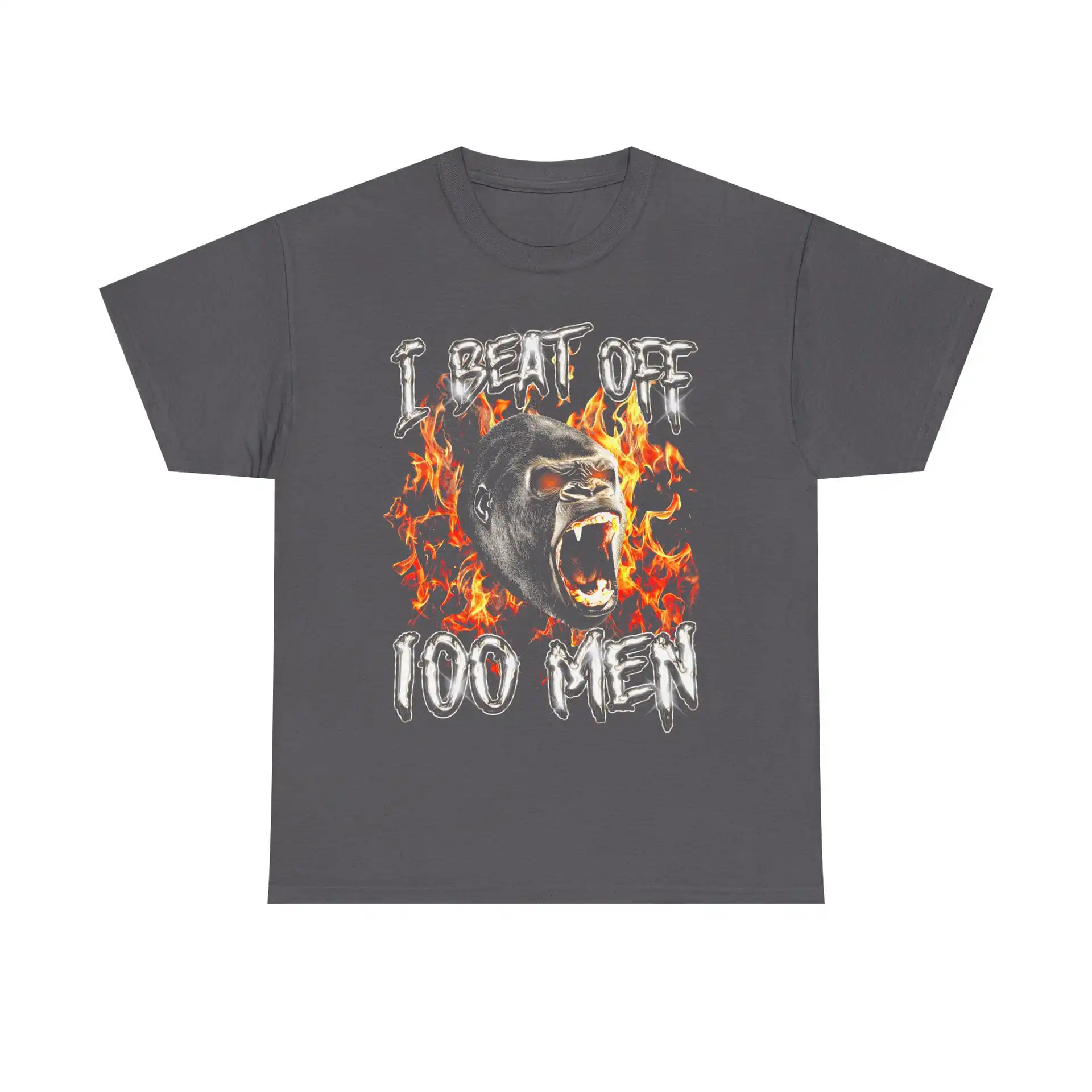 I Beat Off 100 Men T-Shirt - Unisex Heavy Cotton Tee I Beat Off 100 Men T-Shirt - Unisex Heavy Cotton Tee