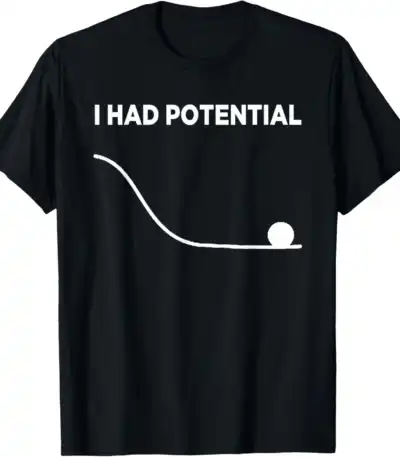 I Had Potential Funny Saying Classic Fit T-Shirt