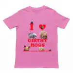 I Love Girthy Hogs T-Shirt - 100% Cotton Graphic Tee