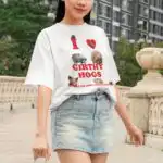 I Love Girthy Hogs T-Shirt - 100% Cotton Graphic Tee