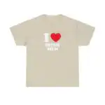 I Love Irish Men Unisex Heavy Cotton Tee Heart Y2K Graphic Shirt