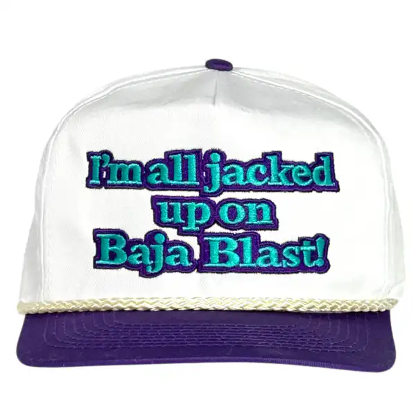 I’m All Jacked Up on That Blue Drink Retro Snapback Hat