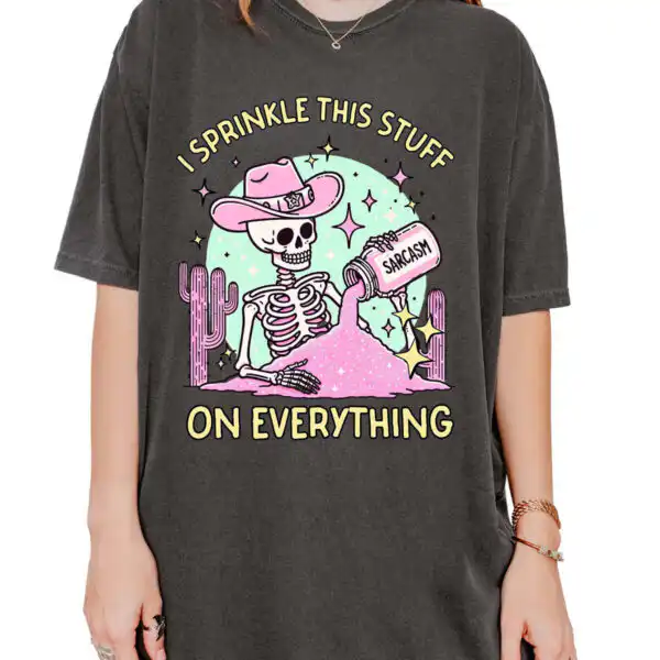 I Sprinkle This Stuff On Everything Tee | Pastel Goth Sarcasm