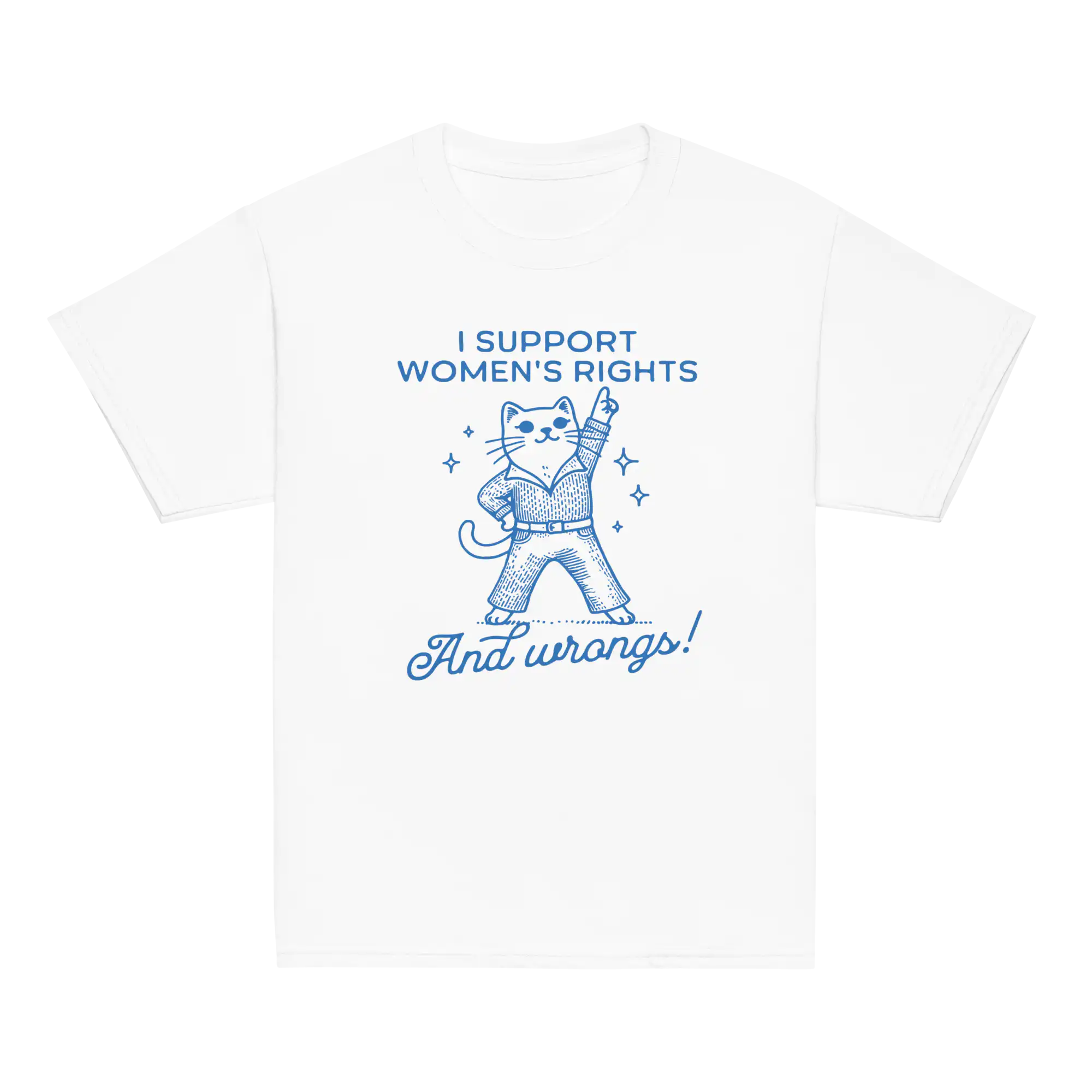 I Support Women's Rights Wrongs Baby Tee | Editorial Artifact I Support Women's Rights Wrongs Baby Tee | Editorial Artifact