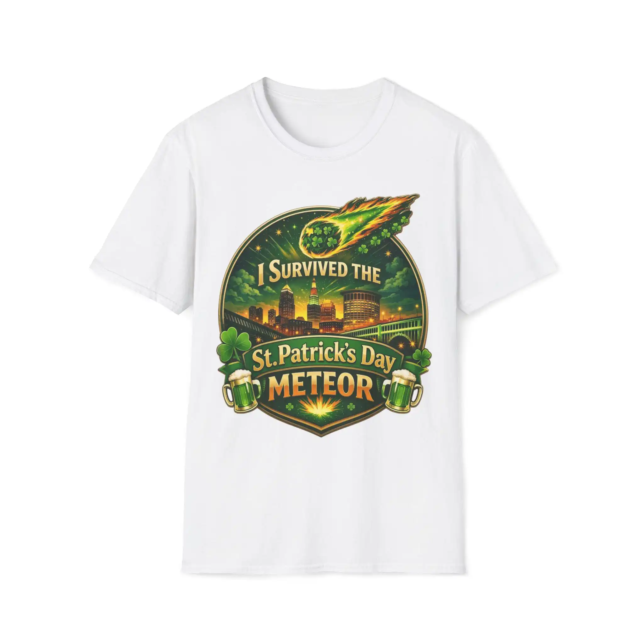 I Survived the St. Patrick's Day Meteor Shirt Ohio 2026 I Survived the St. Patrick's Day Meteor Shirt Ohio 2026