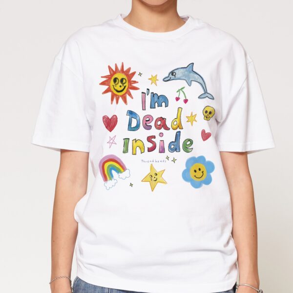 I’m Dead Inside Funny Sarcastic Graphic T-Shirt