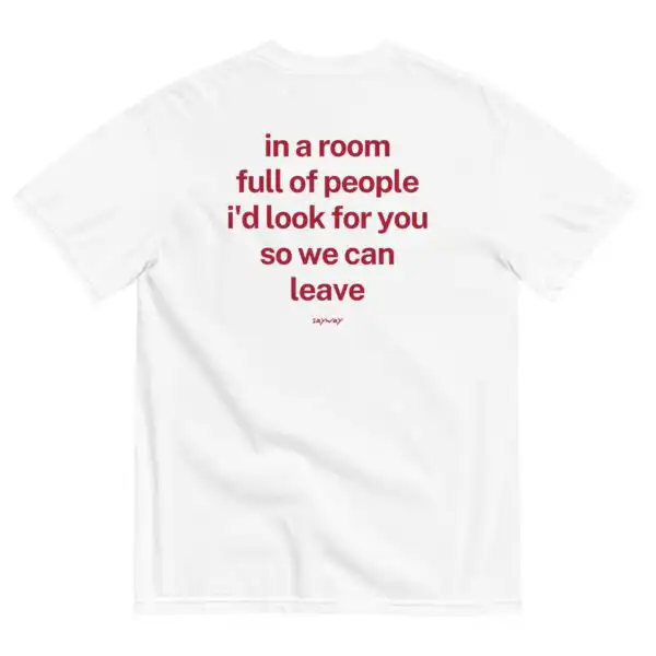 In a Room Full of People Unisex Classic Cotton Tee