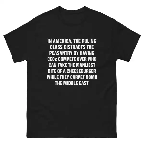 In America, The Ruling Class Distracts Peasantry Graphic Tee