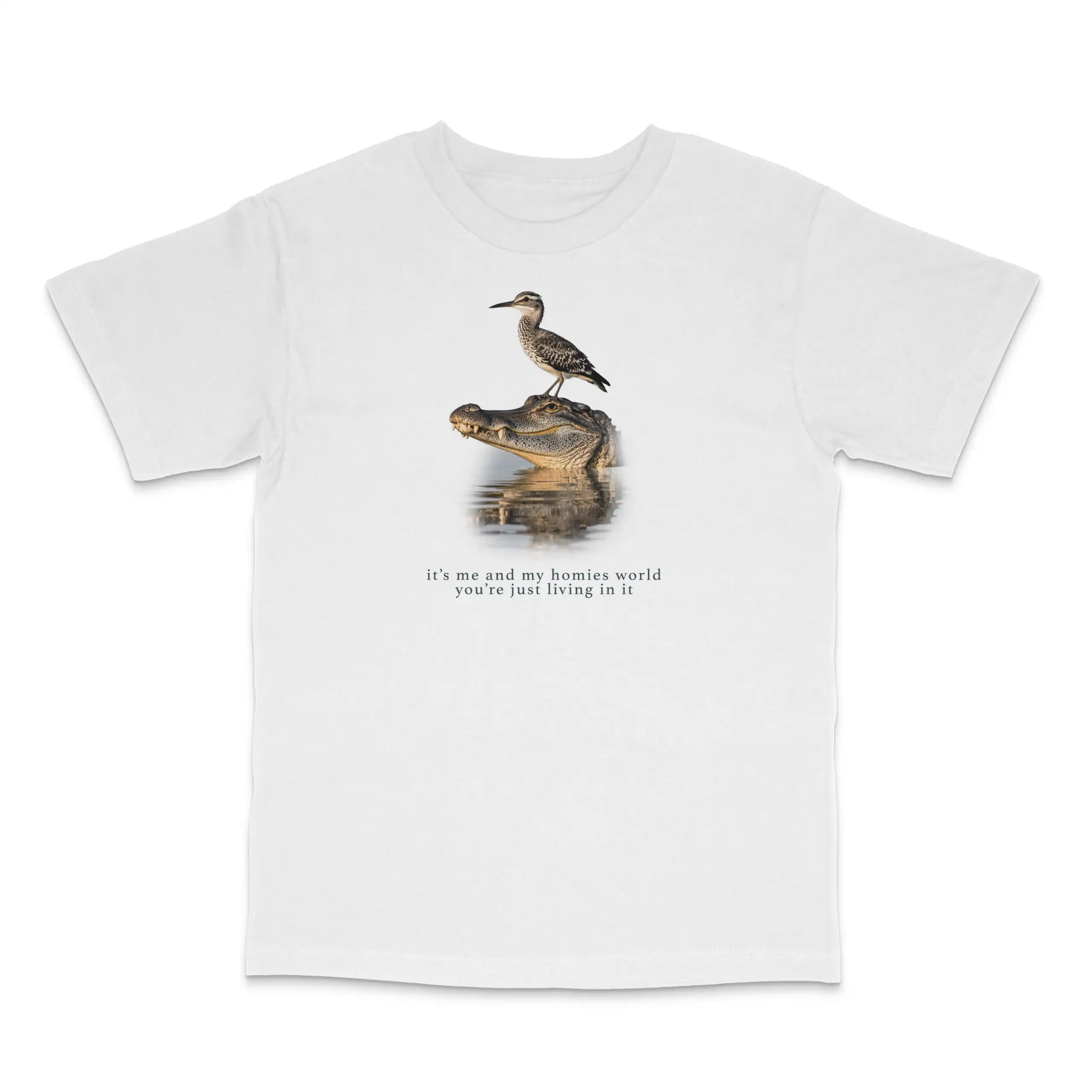 It's Me And My Homies World Custom Printed T-Shirt - Unisex Tee It's Me And My Homies World Custom Printed T-Shirt - Unisex Tee