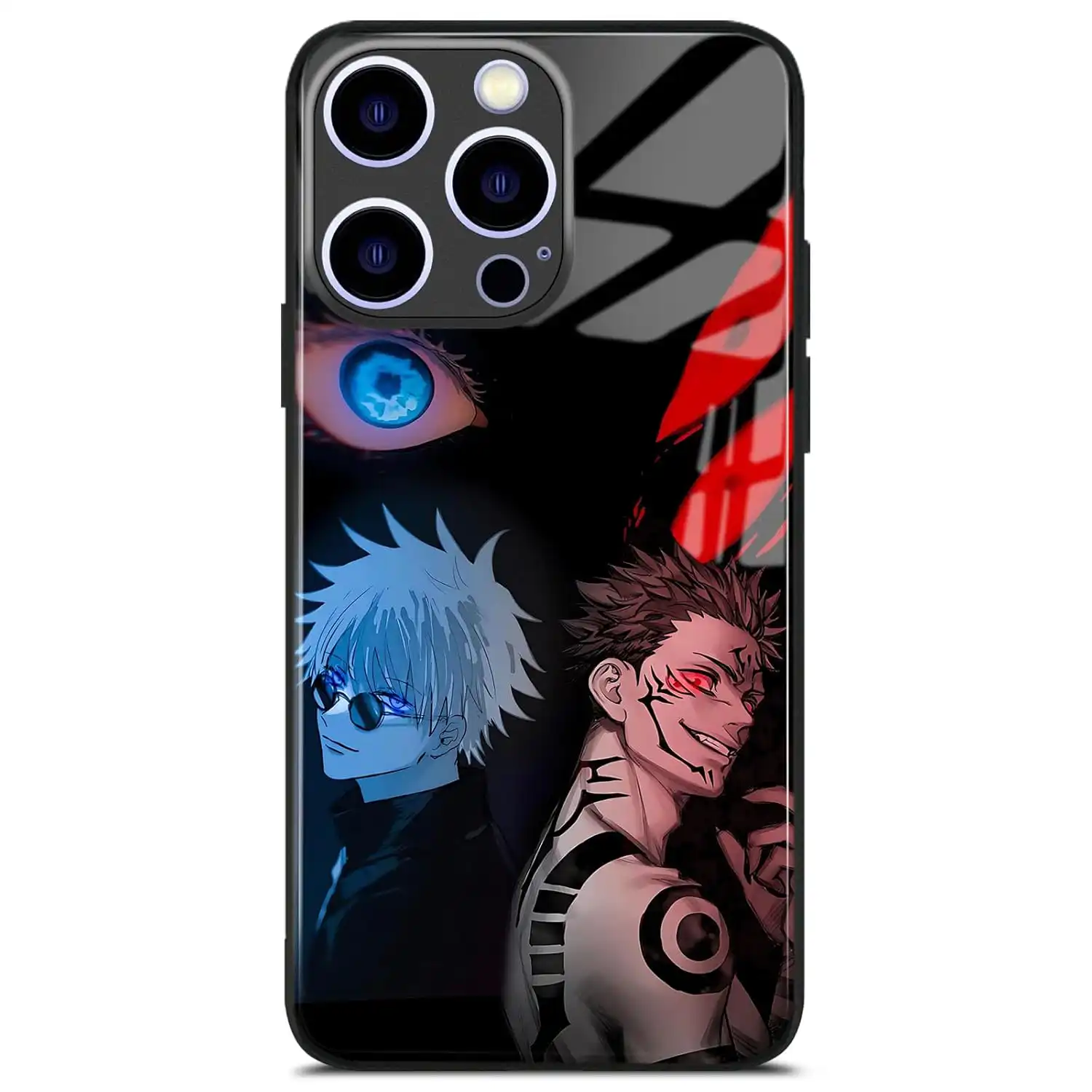 Japanese Anime Manga iPhone 16 Pro Max Glass Phone Case Japanese Anime Manga iPhone 16 Pro Max Glass Phone Case