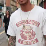 Jesus Saves T Shirt - Soft 100% Cotton for Ultimate Comfort
