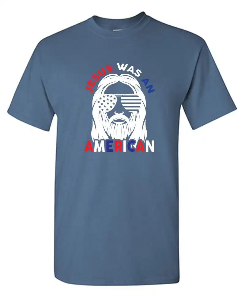 Jesus Was An American: 'Technically, I Am Vegan' Funny T-Shirt Jesus Was An American: 'Technically, I Am Vegan' Funny T-Shirt