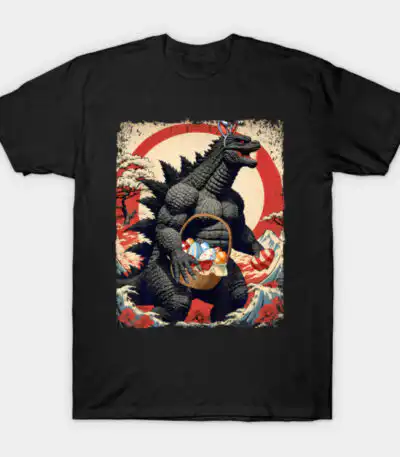 Kaiju Easter Vintage Monster Eggs Easter Day T-Shirt | Editorial Drop