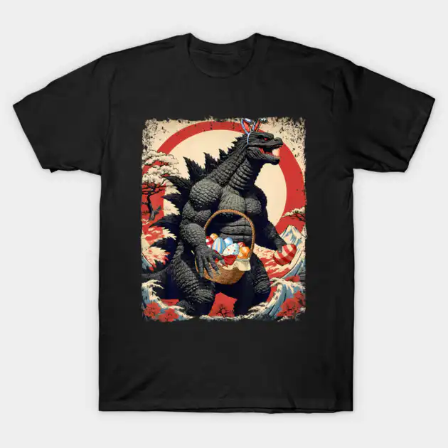 Kaiju Easter Vintage Monster Eggs Easter Day T-Shirt | Editorial Drop Kaiju Easter Vintage Monster Eggs Easter Day T-Shirt | Editorial Drop
