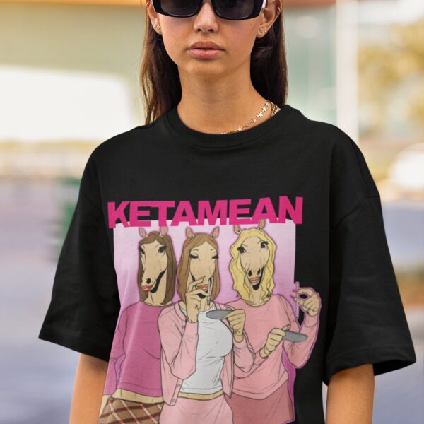 Ketamean Girls Funny Meme Humor Vintage Shirt