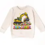 Kids Eggs-Cavator Excavator Easter Egg Hunting Shirt