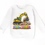 Kids Eggs-Cavator Excavator Easter Egg Hunting Shirt