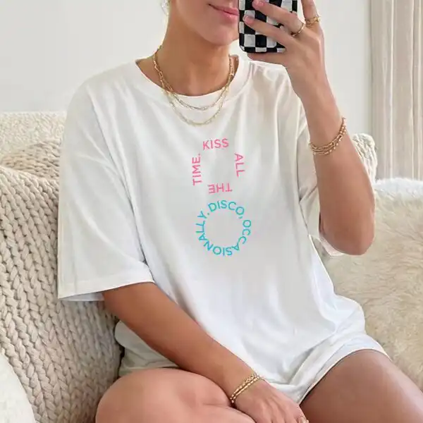 Kiss All The Time. Disco Occasionally T-Shirt Harry Album Merch Unisex