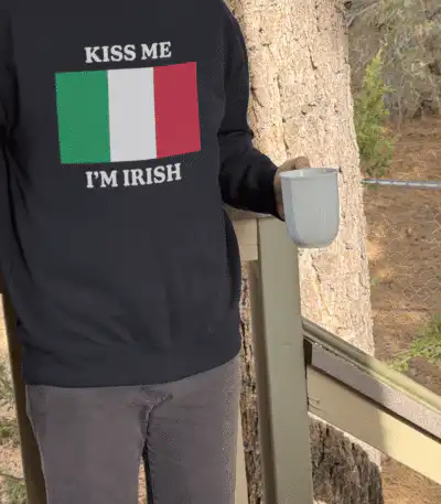 Kiss Me I'm Irish T Shirt - Soft Cotton Graphic Tee, True Fit