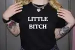Little B*tch Women’s Sarcastic Funny Gag Gift Shirt