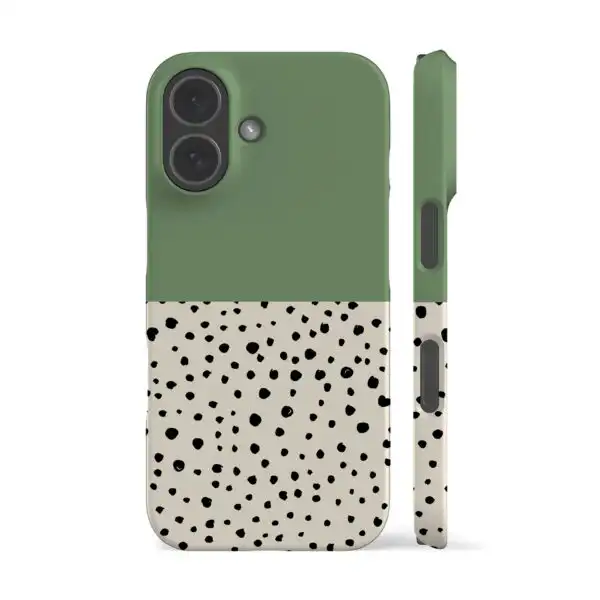 Liv Geo Dots Green Stylish Protective Phone Case