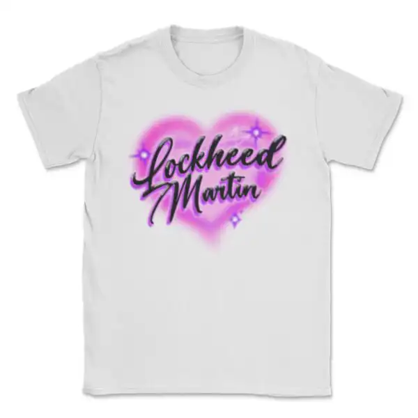 Lockheed Martin graphic tee for military enthusiasts