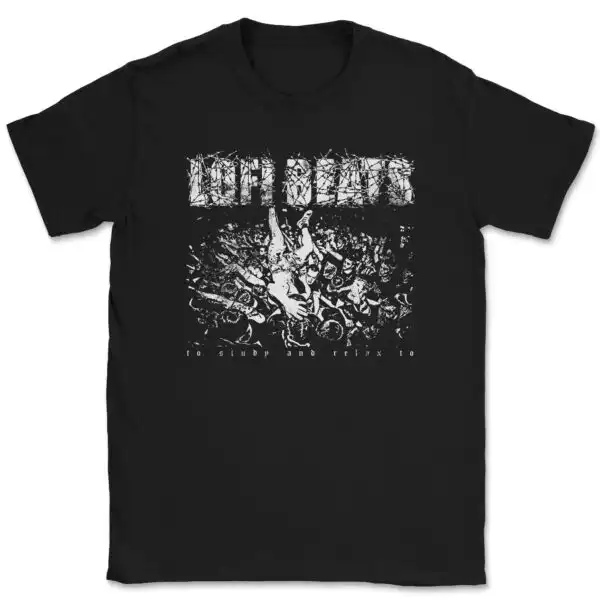 Lofi Beats to Study and Relax Hardcore Graphic Tee